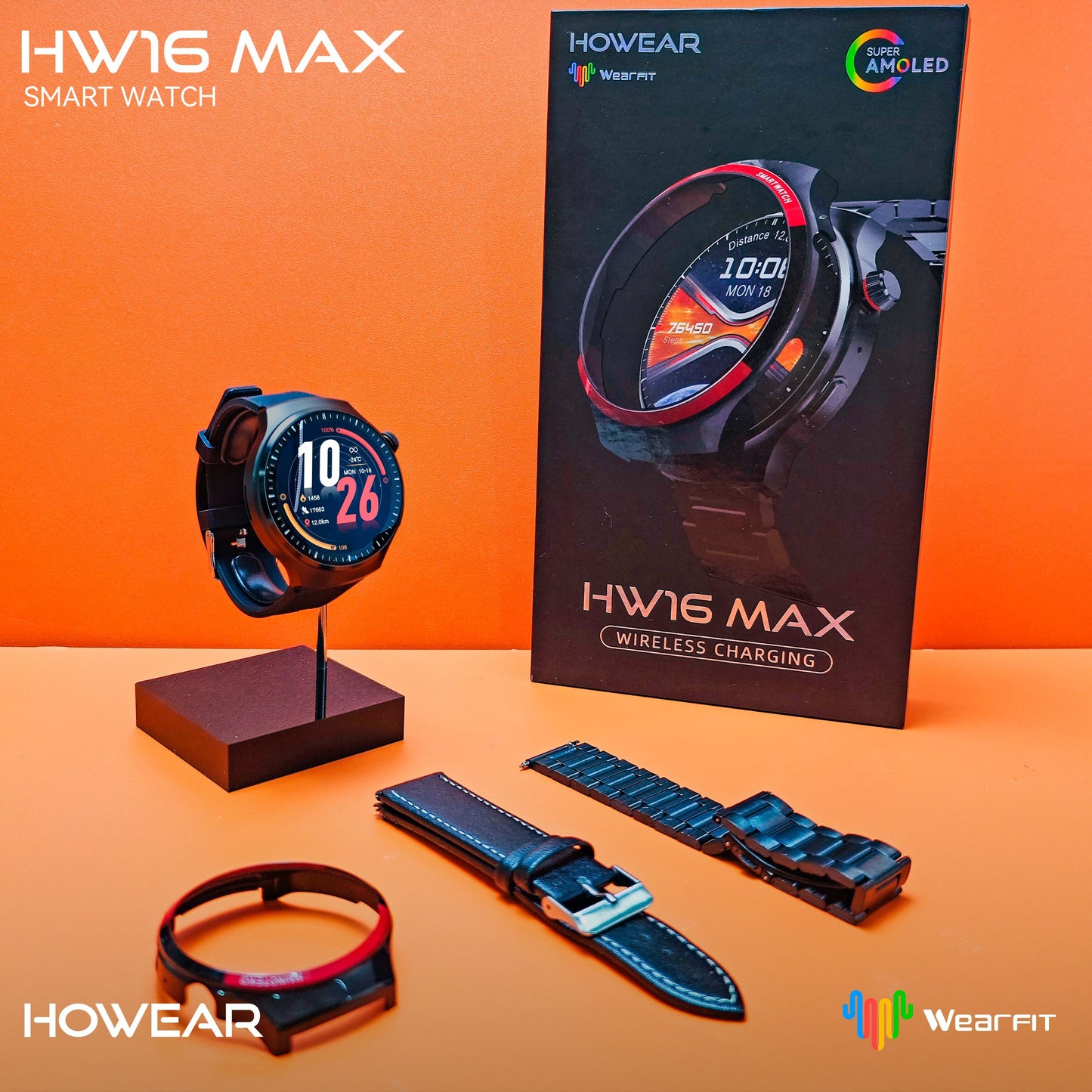 HW16 MAX --ساعة ذكية عصرية بمكالمات بلوتوث