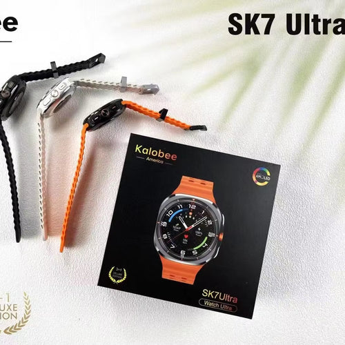 Kalobee Montre intelligente haute qualité HD Sk7 ULTRA — ساعة ذكية رياضية متقدمة لمتابعة اللياقة البدنية بدقة عالية résolution ultra HD مع تصميم أنيق وعصري.