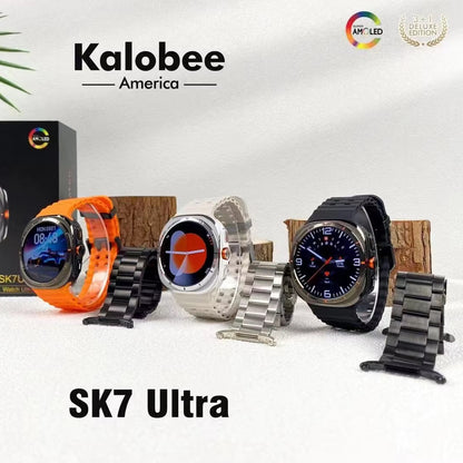 Kalobee Montre intelligente haute qualité HD Sk7 ULTRA — ساعة ذكية رياضية متقدمة لمتابعة اللياقة البدنية بدقة عالية résolution ultra HD مع تصميم أنيق وعصري.